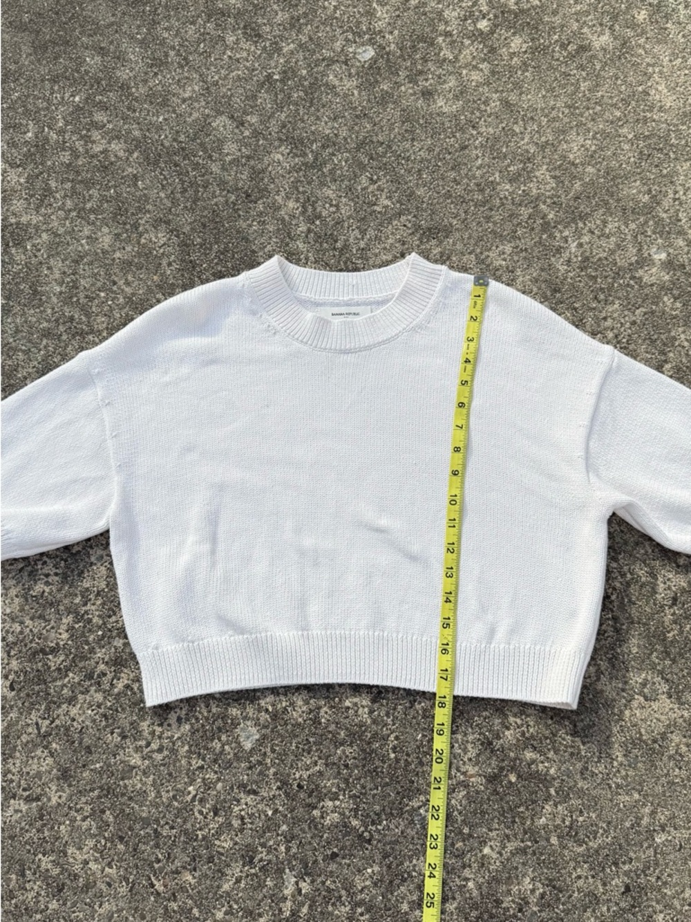 Banana Republic Kids White Short-Sleeve Knit Sweater - Picture 5 of 7